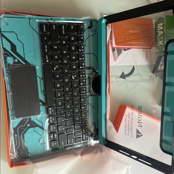 Blue Tablet Keyboard Case